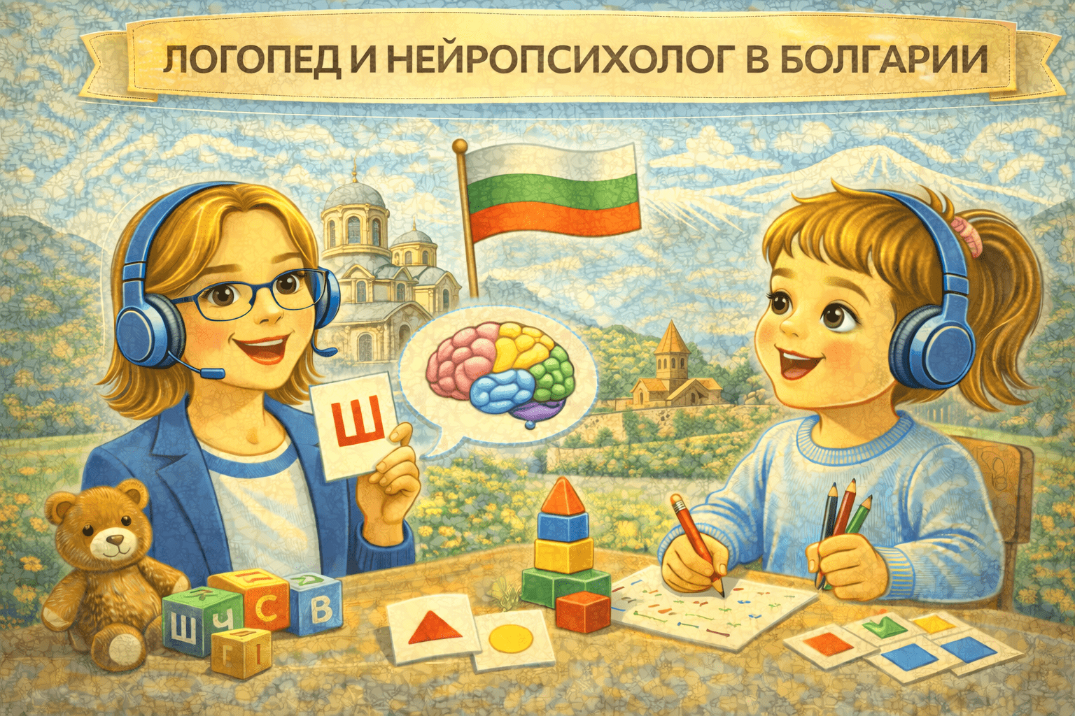 Логопед и нейропсихолог в Болгарии