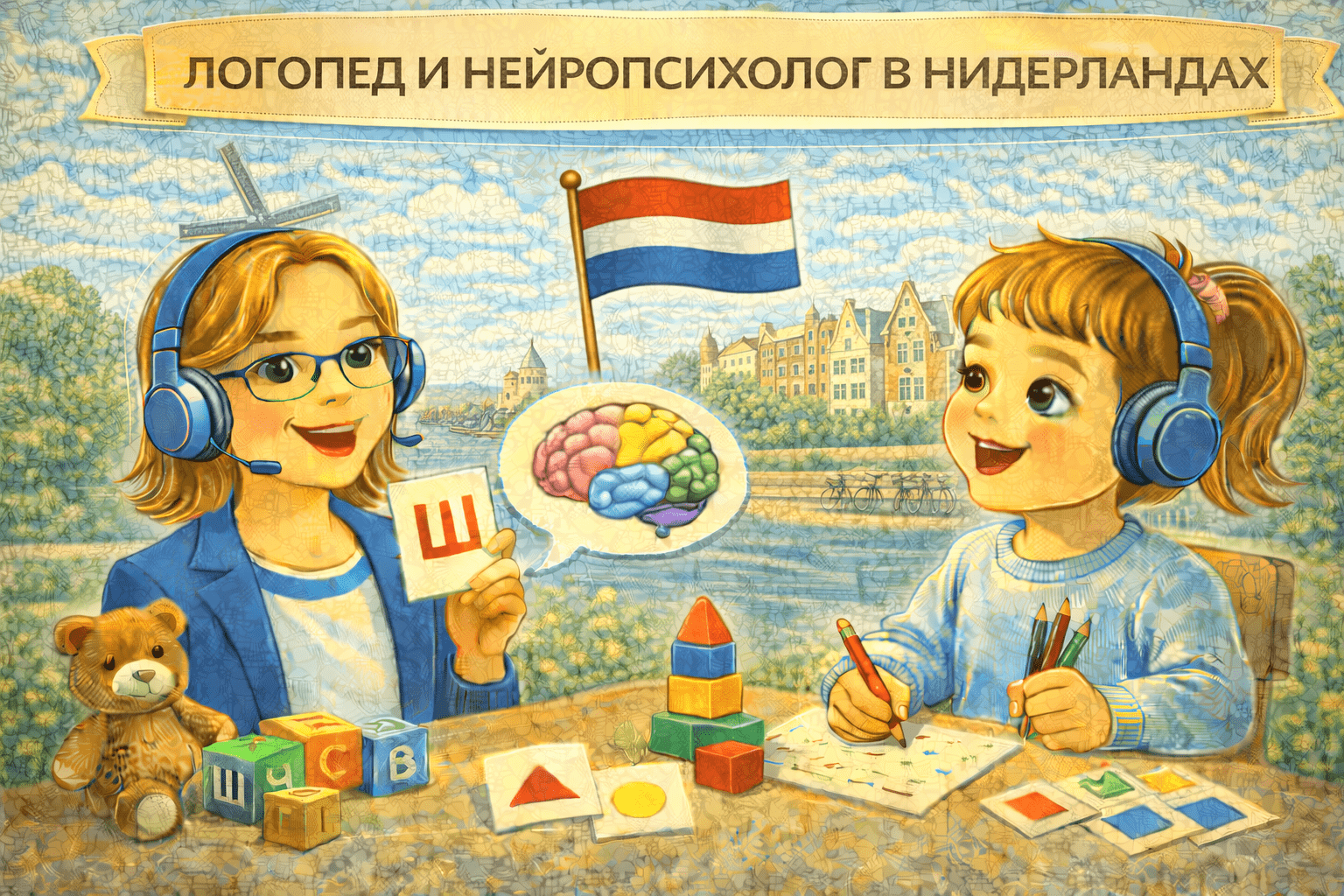 Логопед и нейропсихолог в Нидерландах