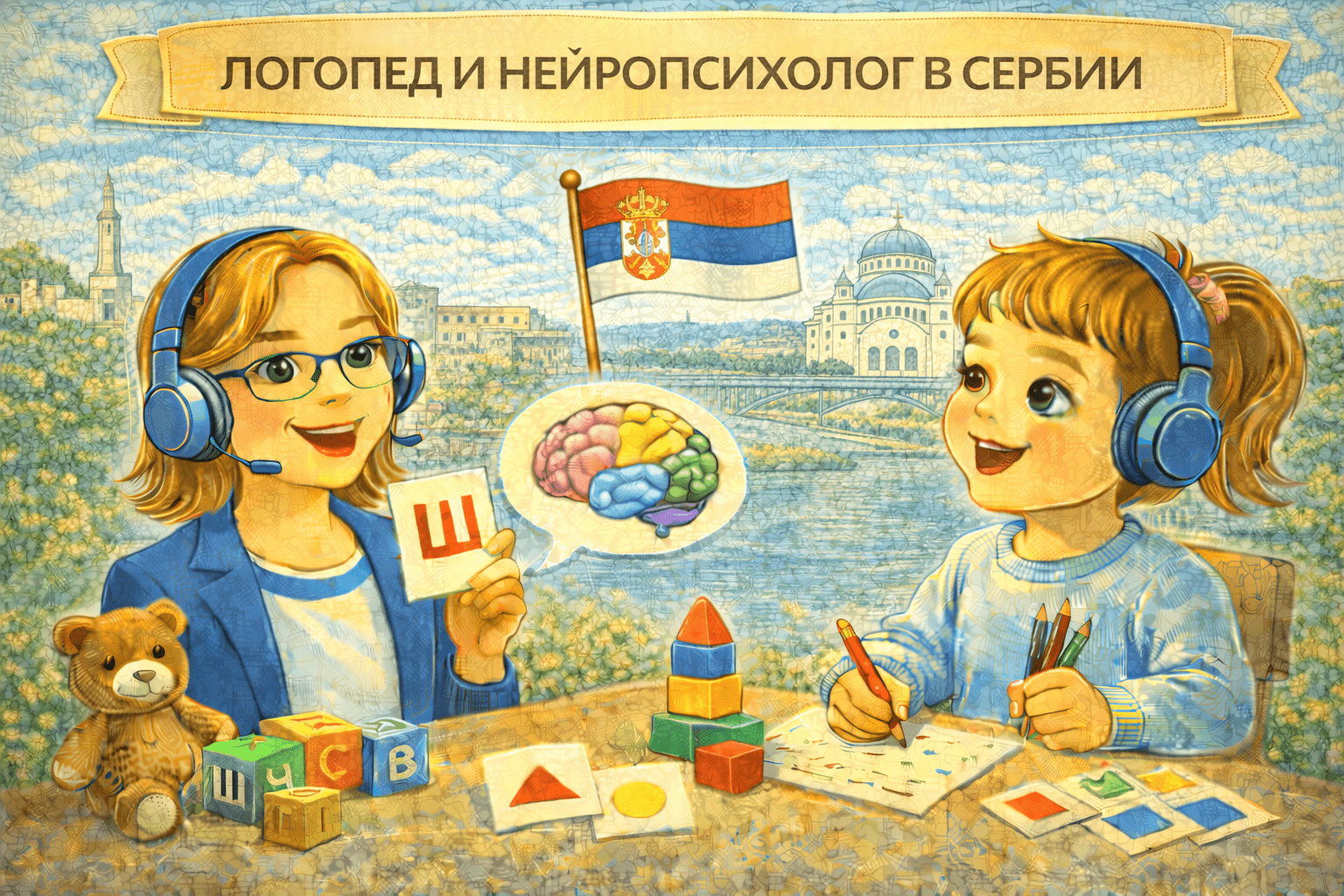 Логопед и нейропсихолог в Сербии