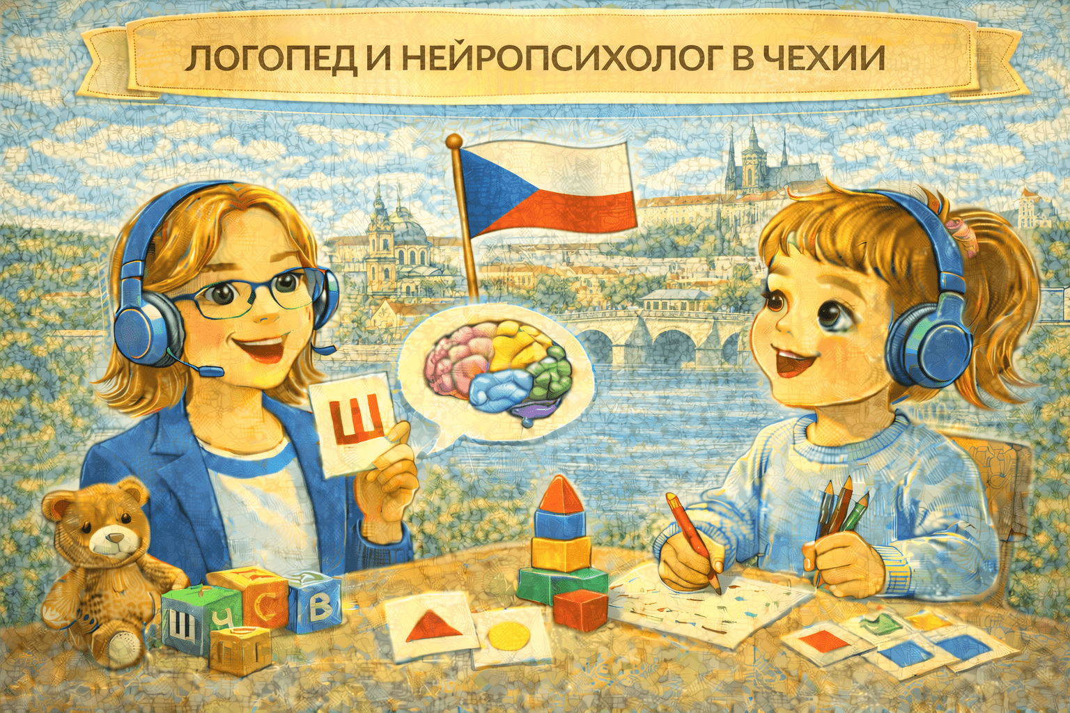 Логопед и нейропсихолог в Чехии