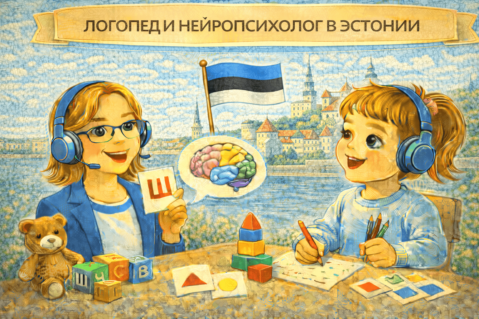Логопед и нейропсихолог в Эстонии