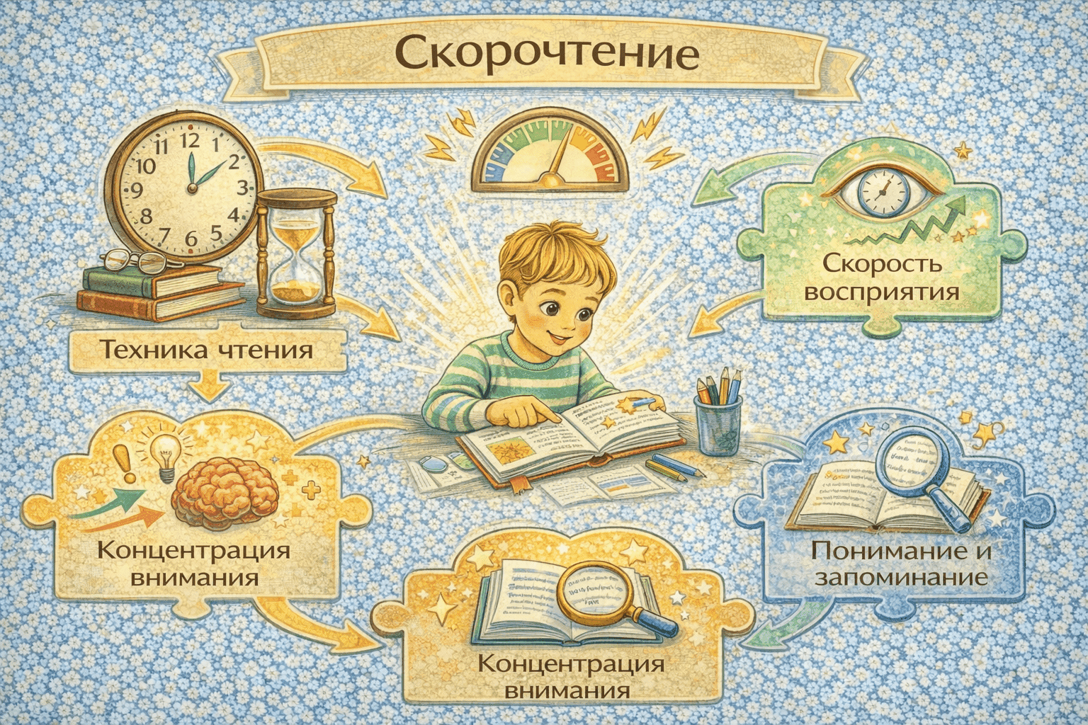 Скорочтение, чтение, как научиться читать